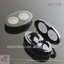 MC5138 Paleta de sombra de ojos de plástico cosmético, paleta de sombras de ojos, paleta de ojos